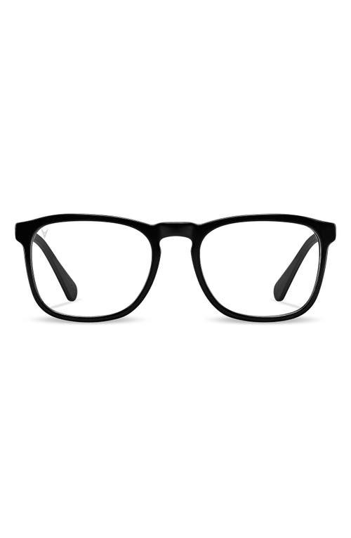 Midway 55mm Blue Light Blocking Glasses in Black/Clear
