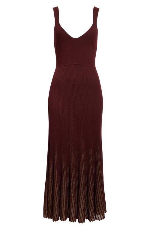 Ulla Johnson Zariah Shimmer Sleeveless Maxi Dress In Amaranthus