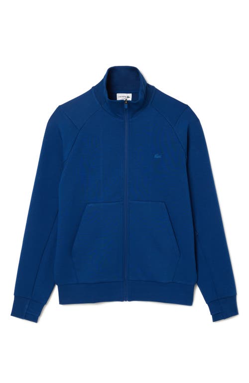 Lacoste Zip-up Jacket In Globe