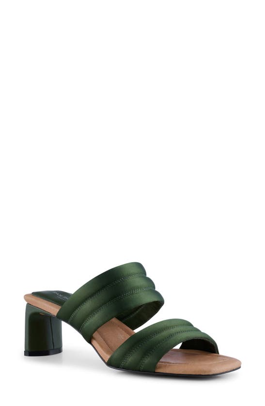 Shoe The Bear Sylvi Padded Strap Sandal In Green