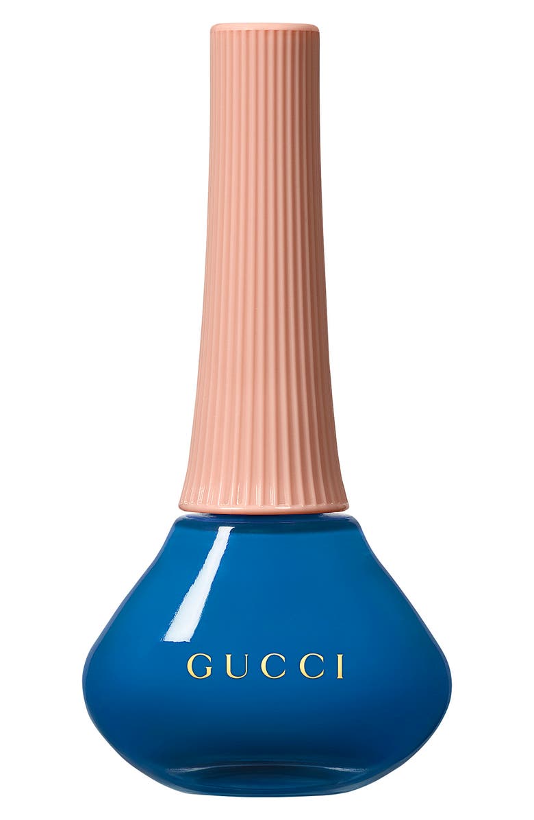 GUCCI Vernis à Ongles Nail Polish, Main, color, 717 MARCIA COBALT