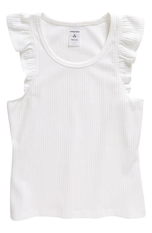 Nordstrom Kids' Flutter Sleeve Rib Tank at