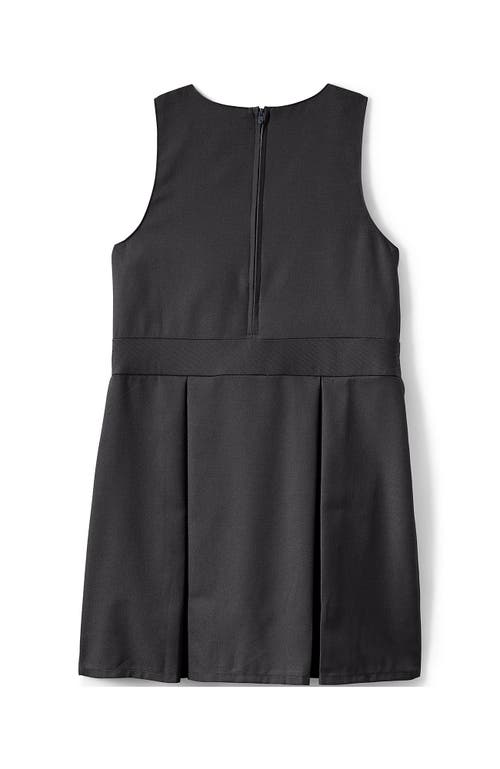 Lands' End Girls Uniform Solid Jumper In Gray