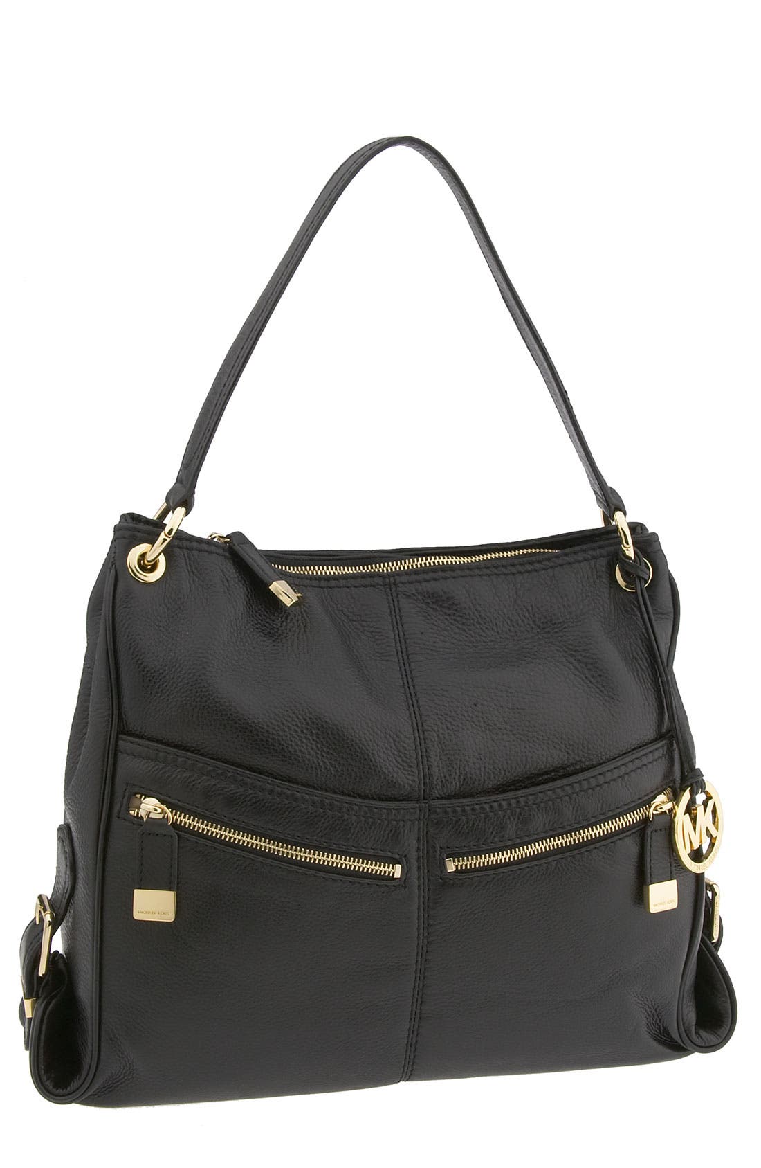 michael kors bag with zippers on front