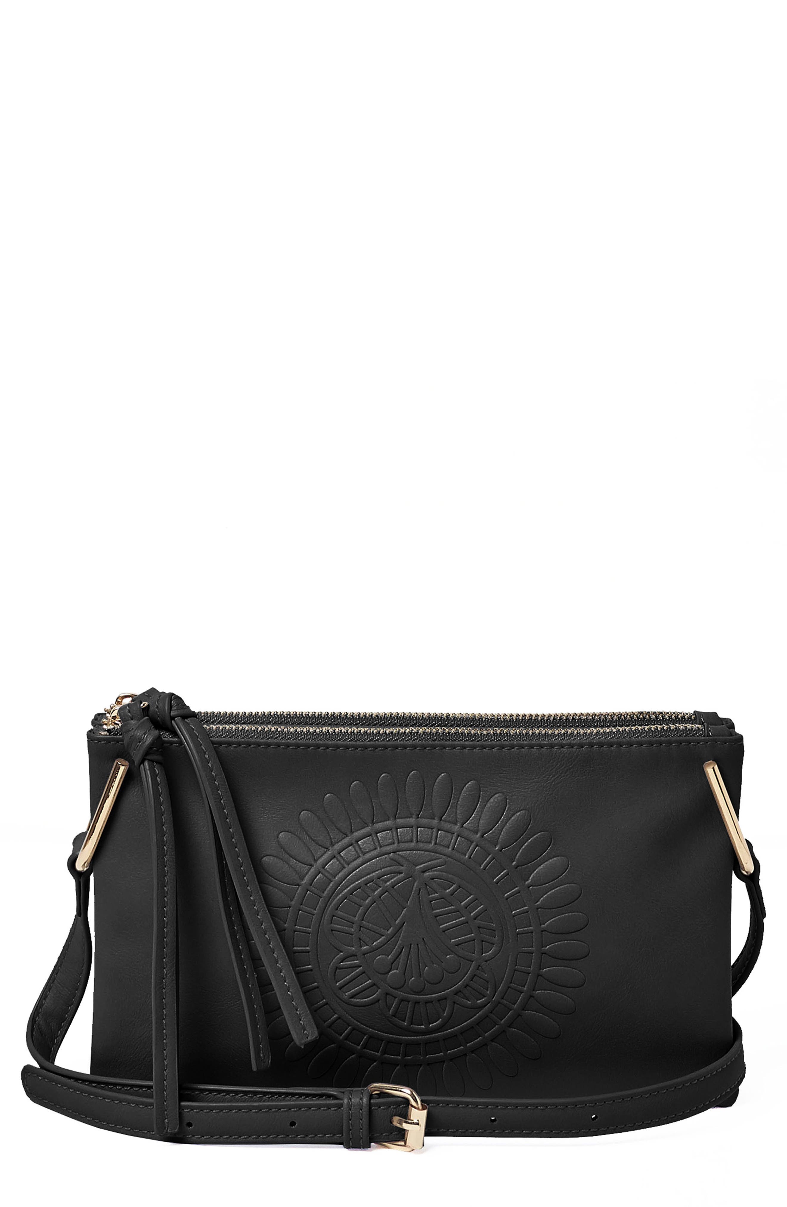 Urban Originals Flower Vegan Leather Crossbody Bag Nordstrom