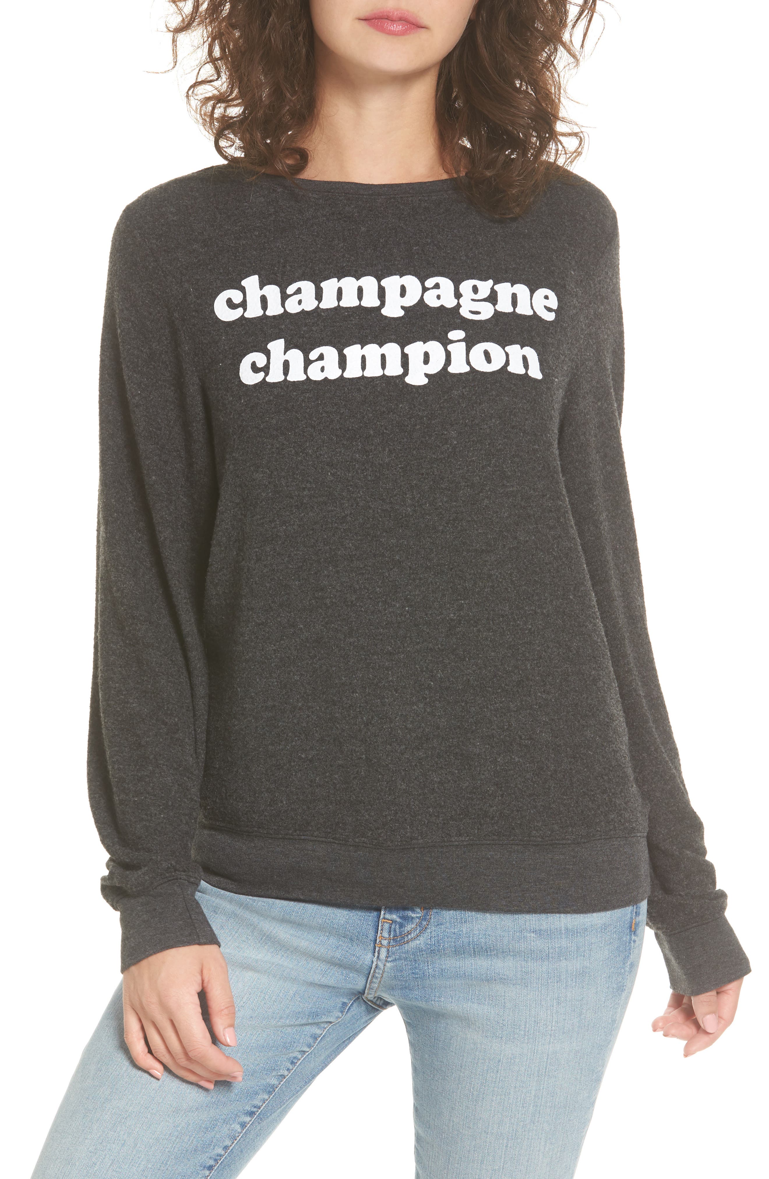 champagne champion logo sweatshirt