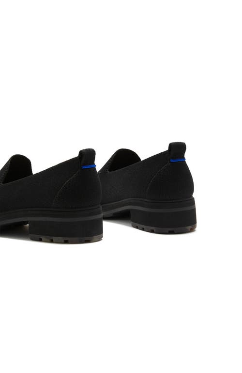 Rothys Rothy's The Lug Loafer In Onyx Black