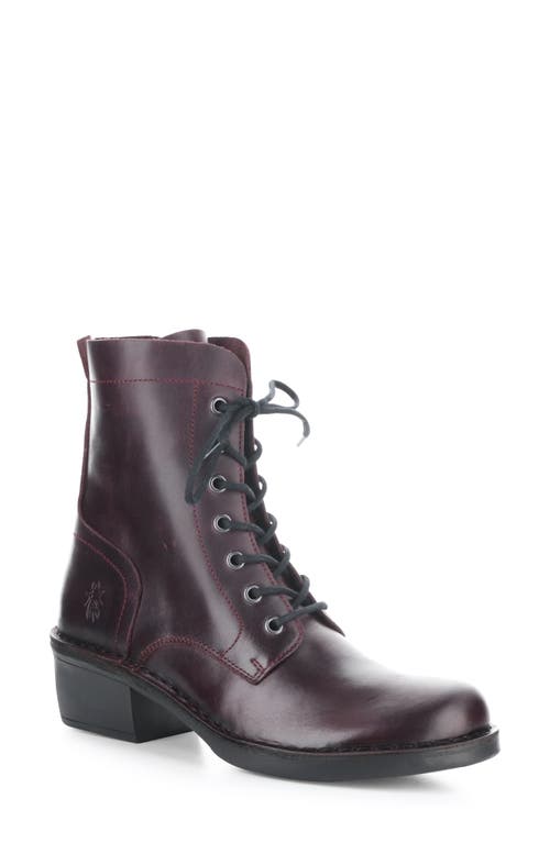 FLY LONDON FLY LONDON MILU LACE-UP LEATHER BOOT