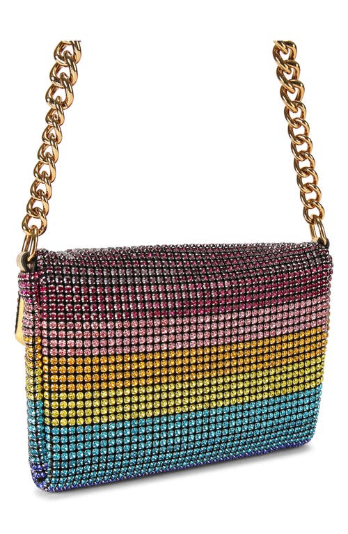 Shop Kurt Geiger London Small Party Shoulder Bag In Rainbow