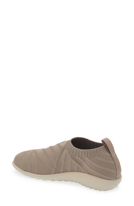 Shop Naot Okahu Sneaker In Taupe Knit