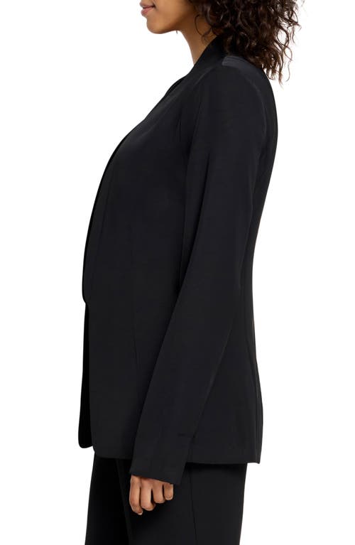 Shop Nic + Zoe Nic+zoe Social Edit Blazer In Black Onyx