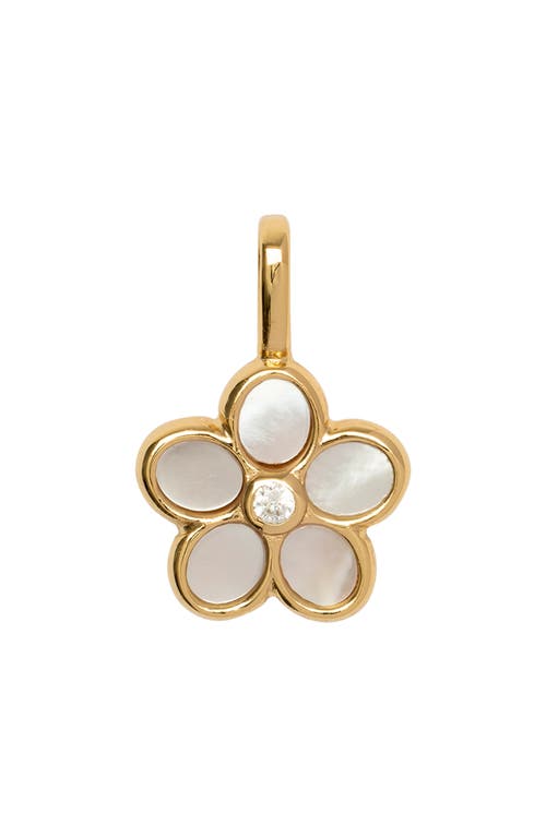 MADE BY MARY Daisy Charm Pendant in Gold at Nordstrom