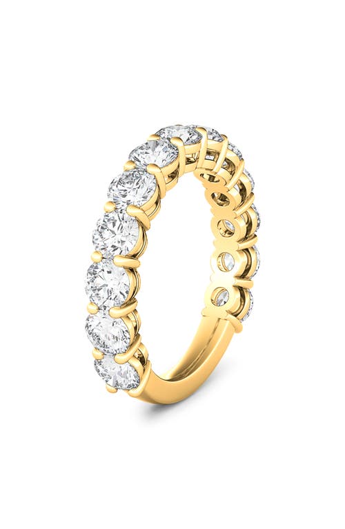 HauteCarat Lab Created Diamond Eternity Ring in Gold at Nordstrom