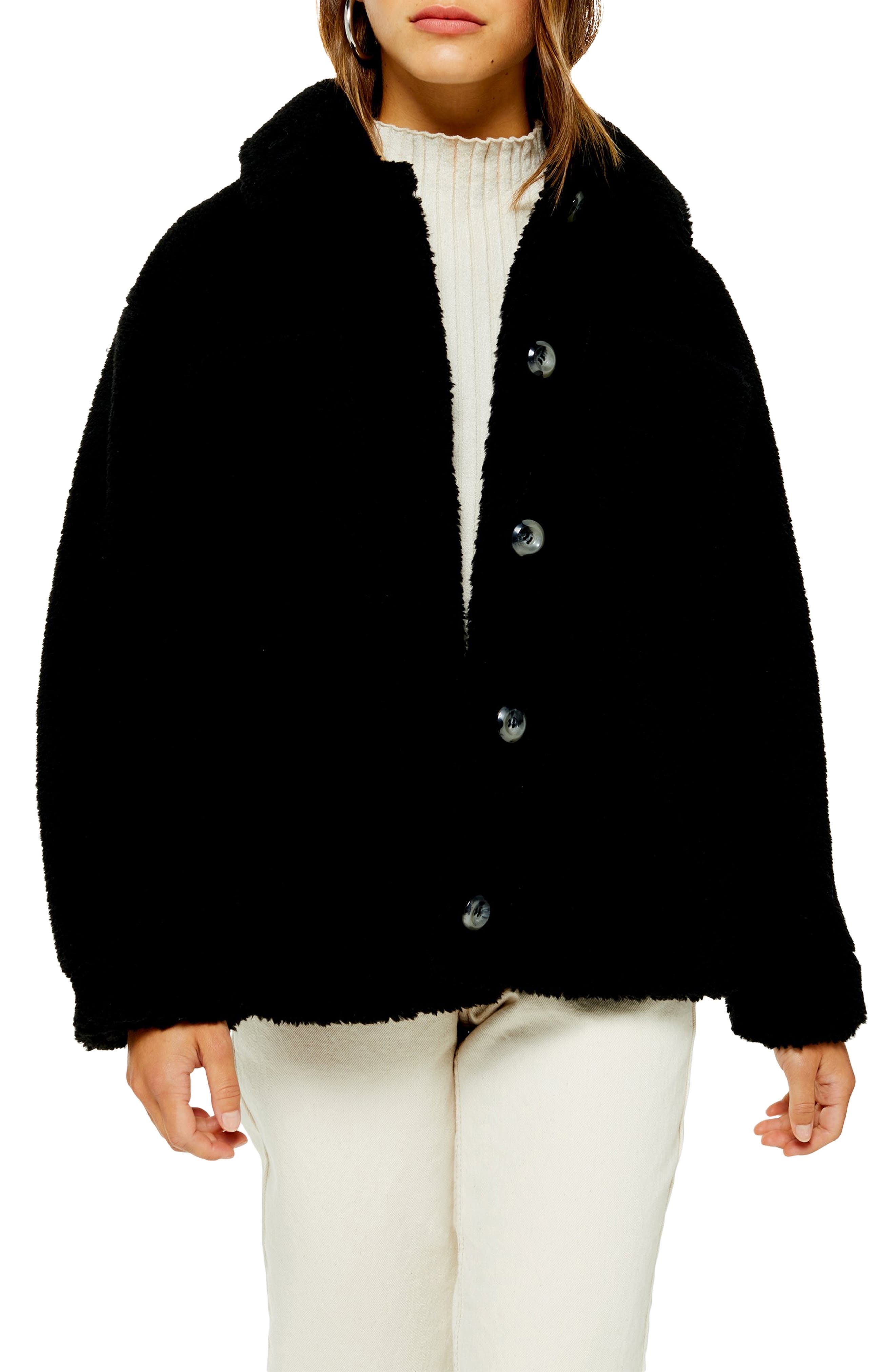 topshop fleece jacket