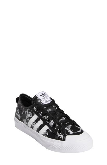 Click to view more detailed imagery on our partner's website Adidas Originals Adidas Boys' Big Kids' Originals Nizza X Disney Sport Goofy Casual Shoes In Core Black/ftwr White
