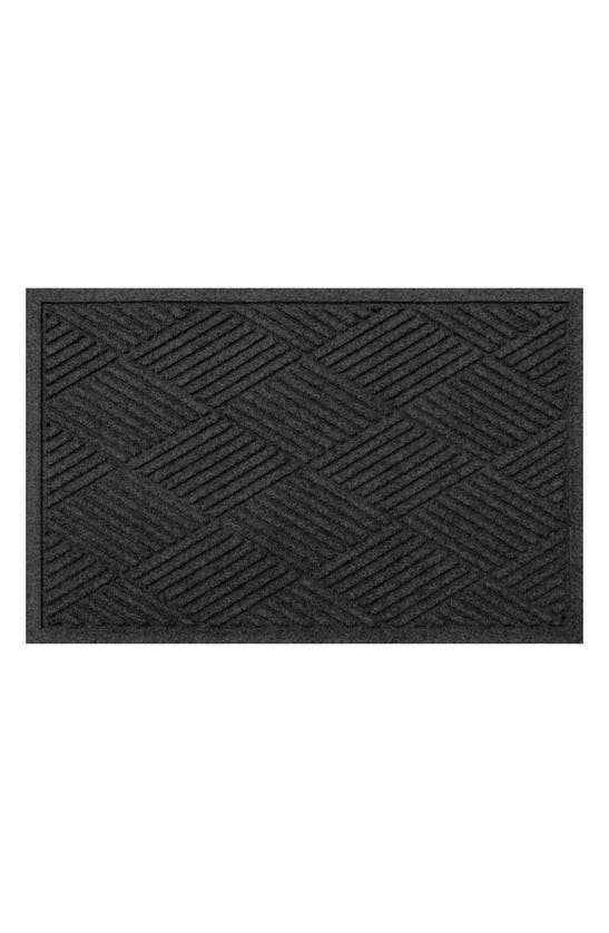 Bungalow Flooring Waterhog Diamonds Floor Mat In Black