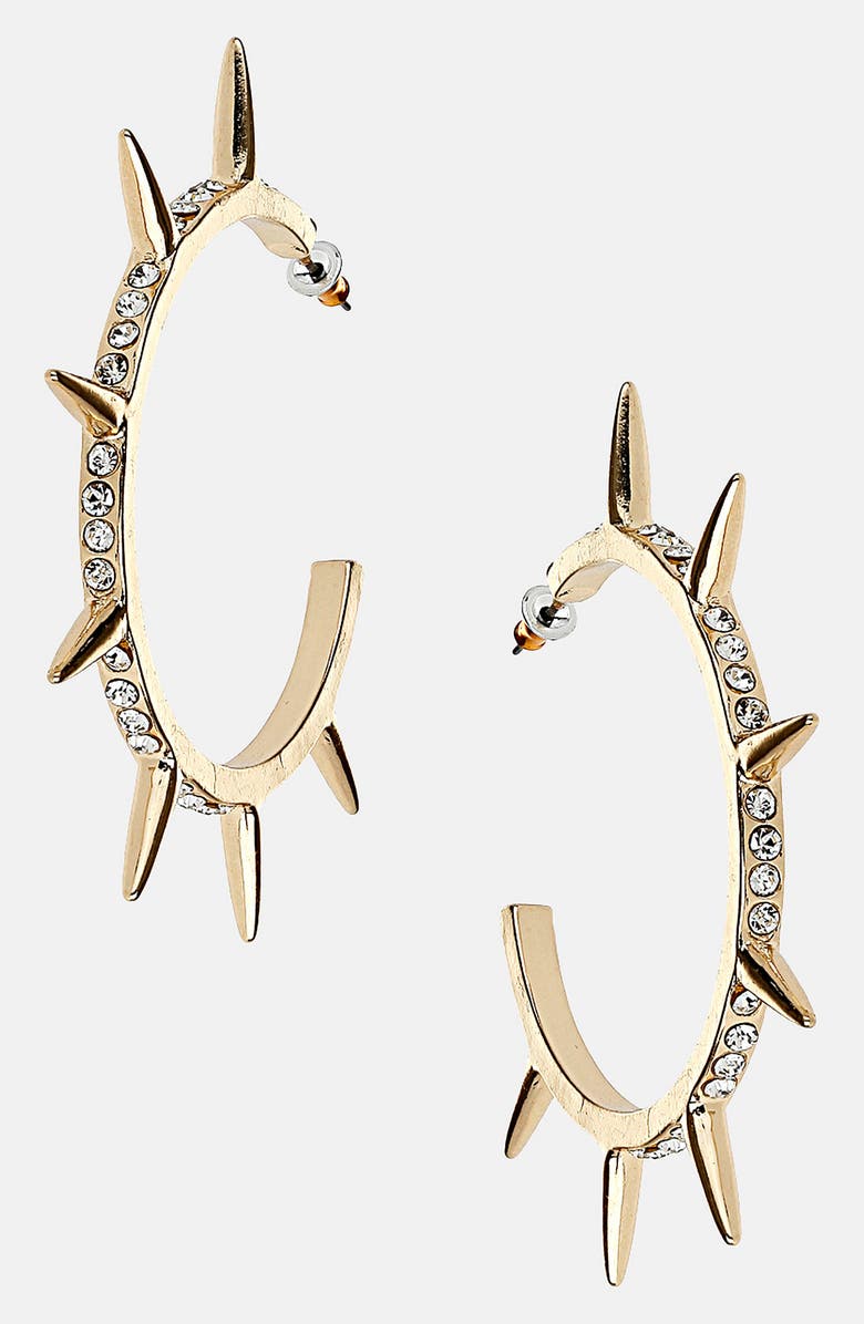 Spiky hoop earrings Clearance