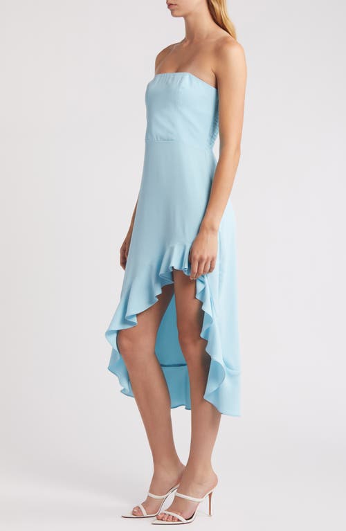 AMANDA UPRICHARD AMANDA UPRICHARD MALLY STRAPLESS HIGH-LOW DRESS 