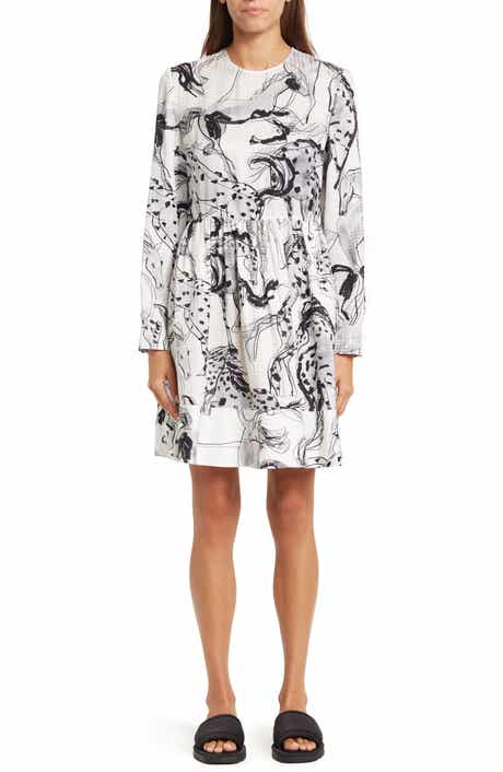 Stella McCartney Rosa Silk Midi Dress | Nordstromrack