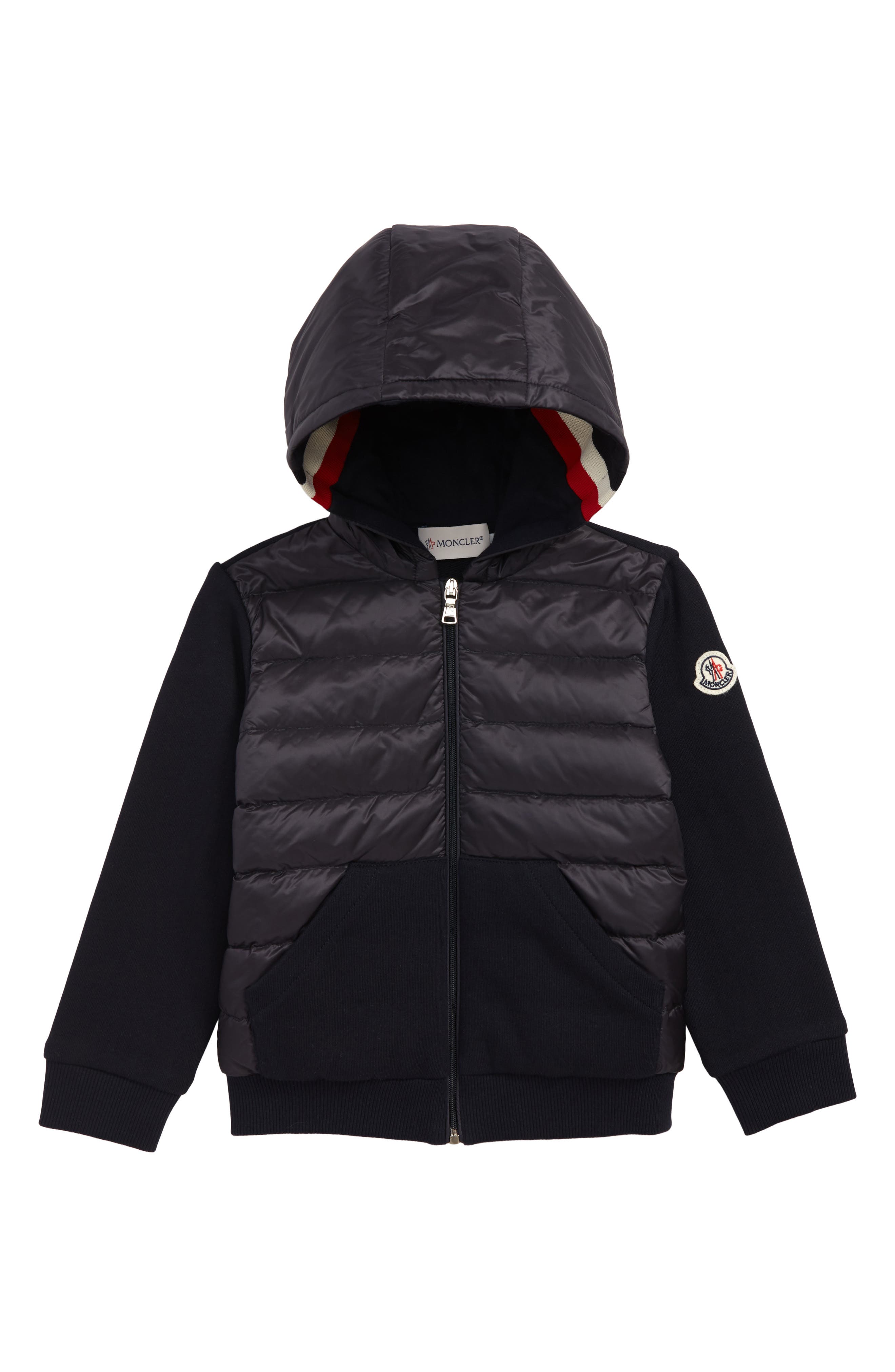moncler knit puffer jacket