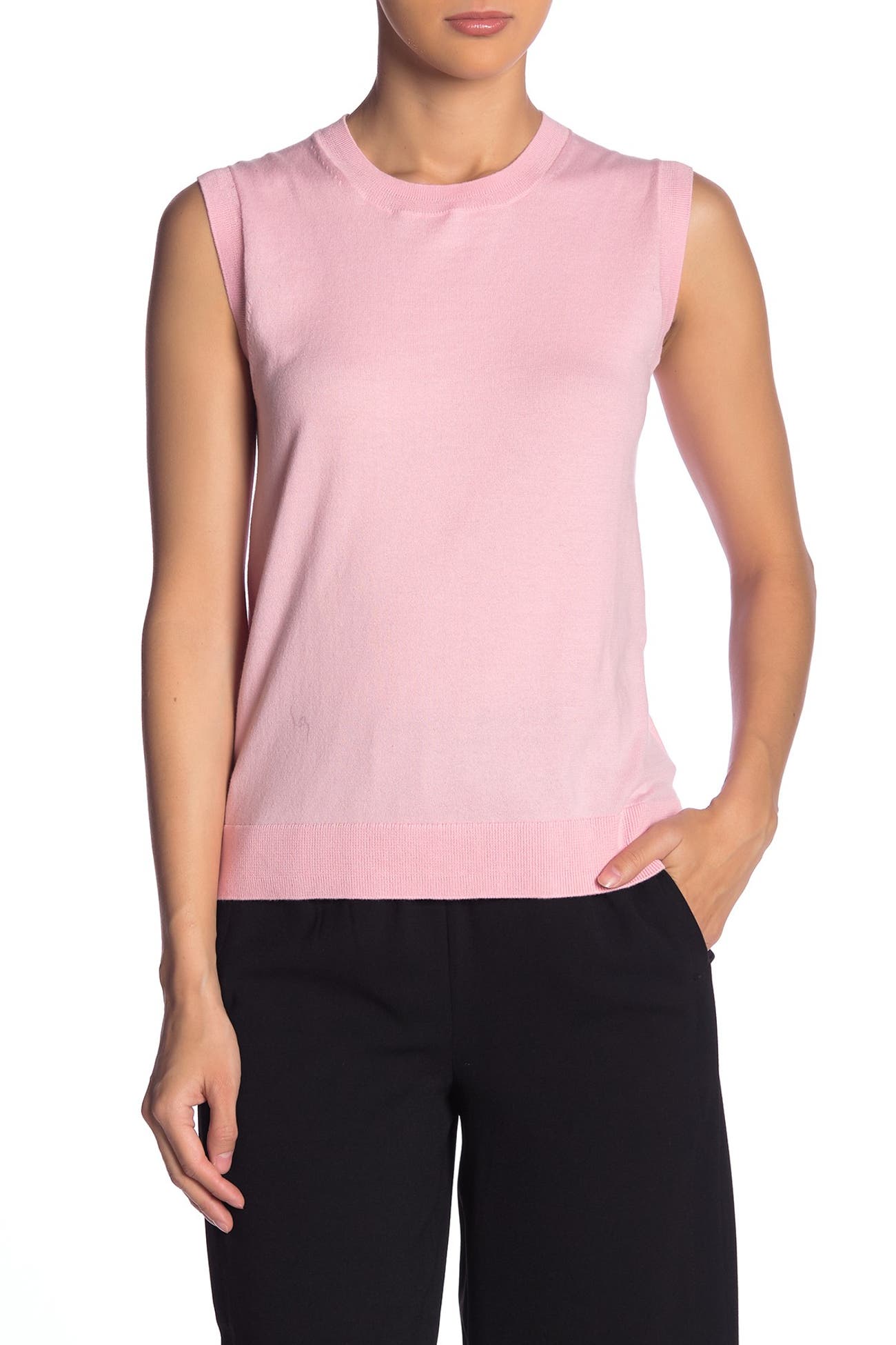 J. Crew Crew Neck Knit Tank Top Nordstrom Rack