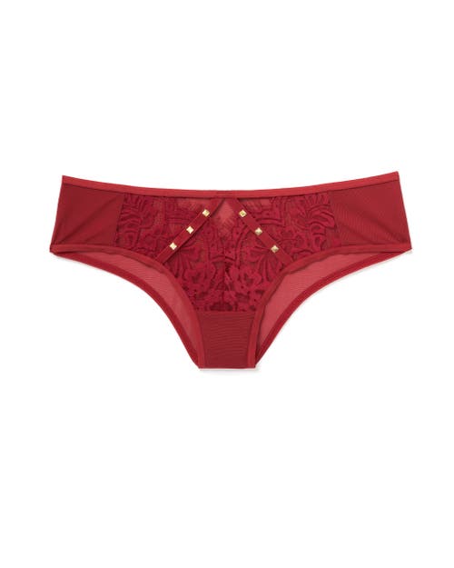 Shop Adore Me Emmeline Cheeky Panties In Dark Red