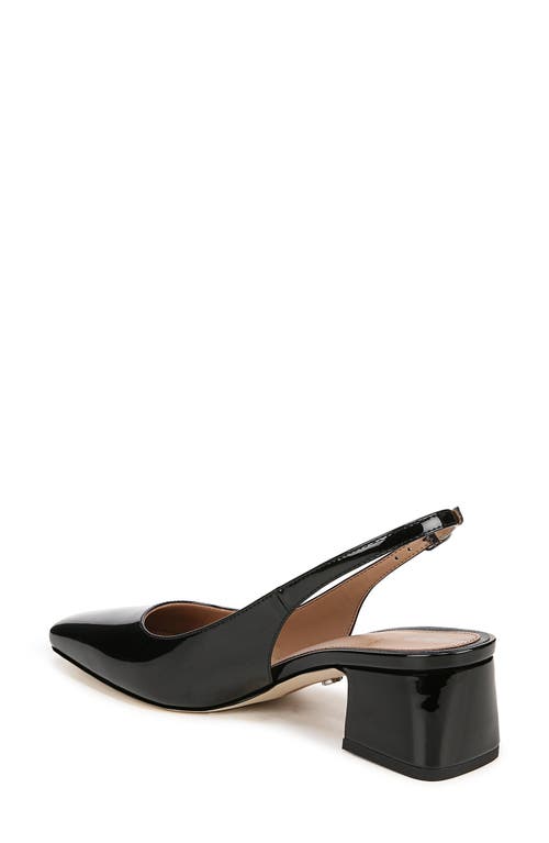 Shop Sam Edelman Terra Slingback Pump In Black Patent