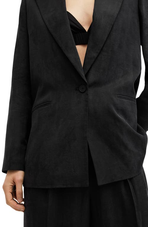 Shop Allsaints Averie Blazer In Black