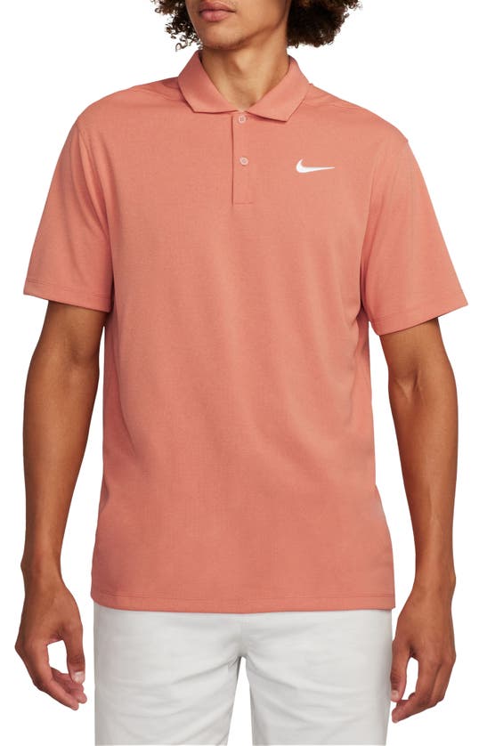 Shop Nike Dri-fit Victory+ Golf Polo In Madder Root/ Light Madder Root