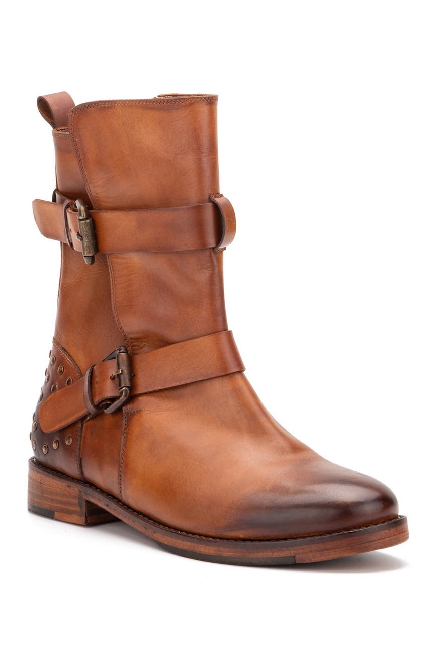 Vintage Foundry Sherry Buckled Leather Boot Nordstrom Rack