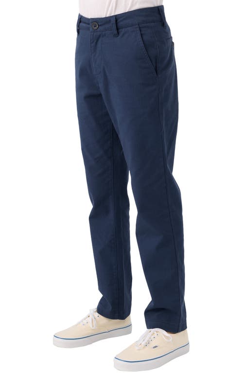 Shop O'neill Kids' Transporter Standard Fit Stretch Cotton Chinos In Navy