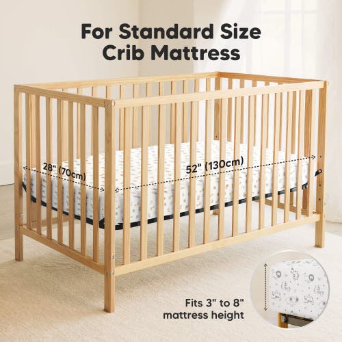 Keababies 2-pack Soothe [protect+] Waterproof Crib Sheets In Keasafari