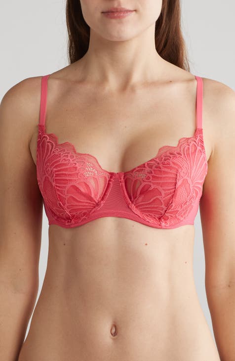 Felina  Ethereal Sheer Mesh Unlined Underwire (Dune, 32C) at