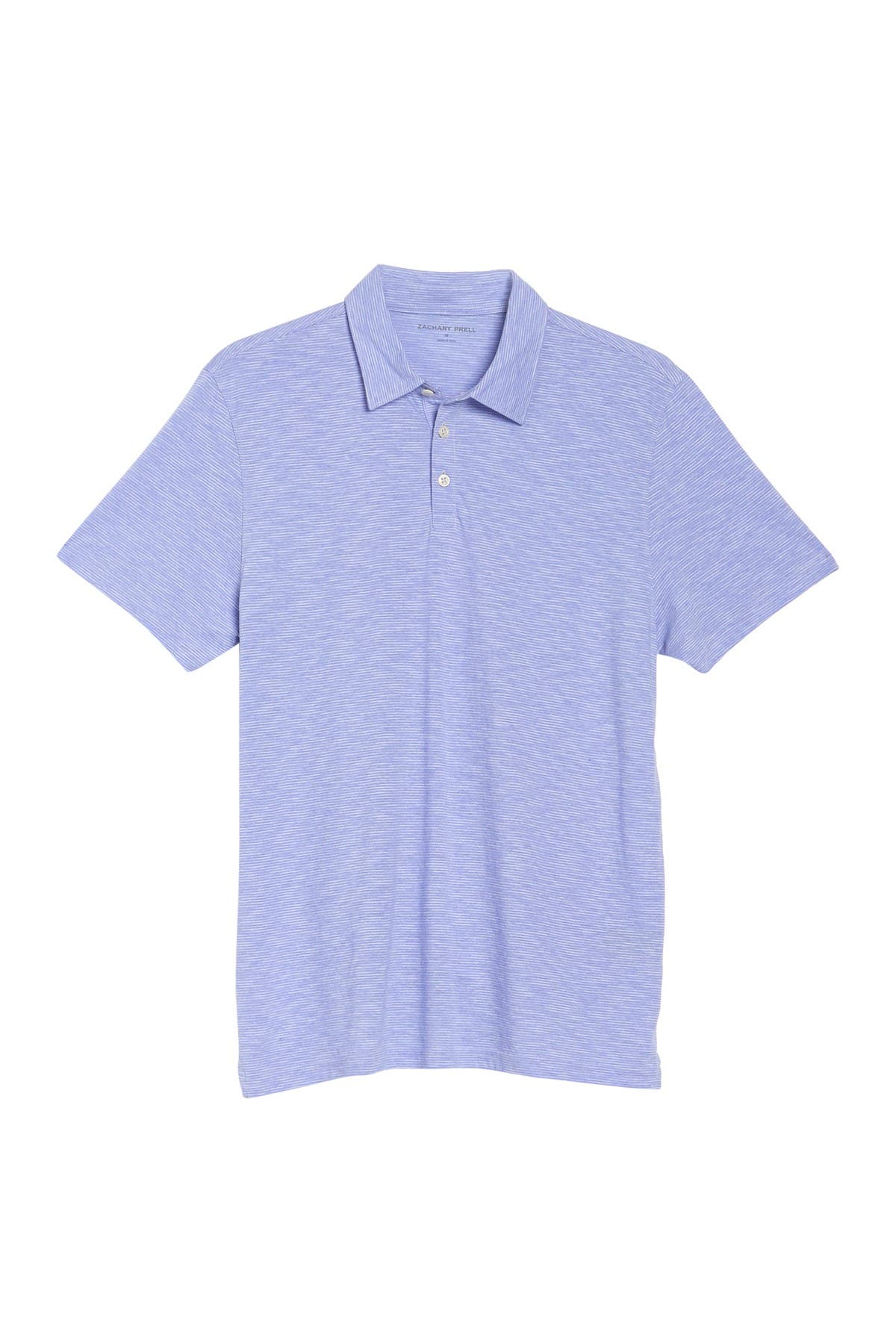 Zachary Prell Short Sleeve Polo Shirt In Violet