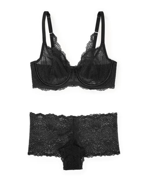 Shop Adore Me Hannalee Cheeky Thong Panties In Black