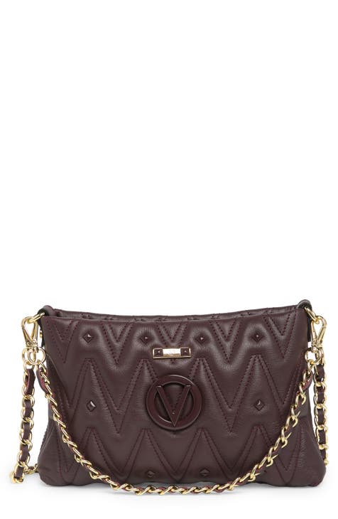 Leather crossbody bag MARIO VALENTINO Camel in Leather - 26184678