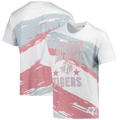 Men's Mitchell & Ness White New York Jets Team Burst Sublimated T-Shirt Size: Small