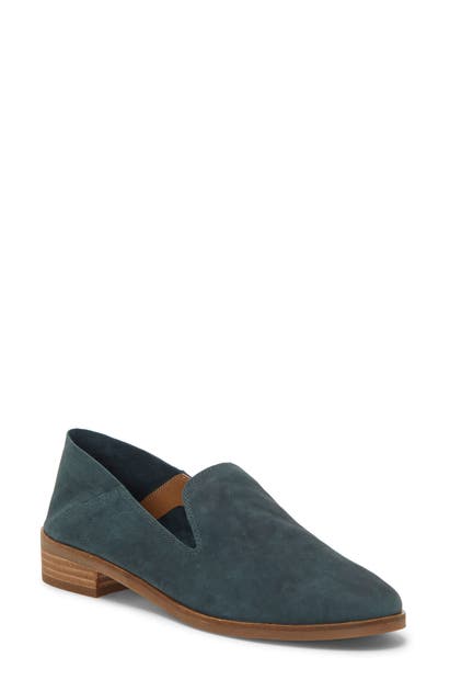 Lucky Brand Cahill Flat In Kelp Leather