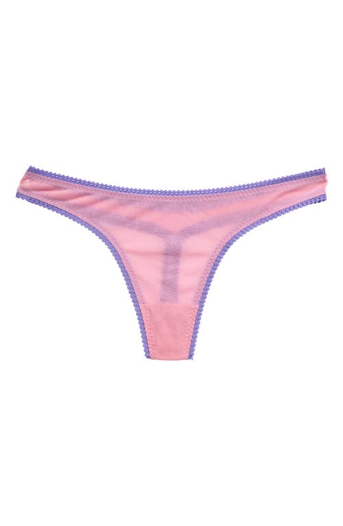 ON GOSSAMER ON GOSSAMER HIP-G MESH THONG 