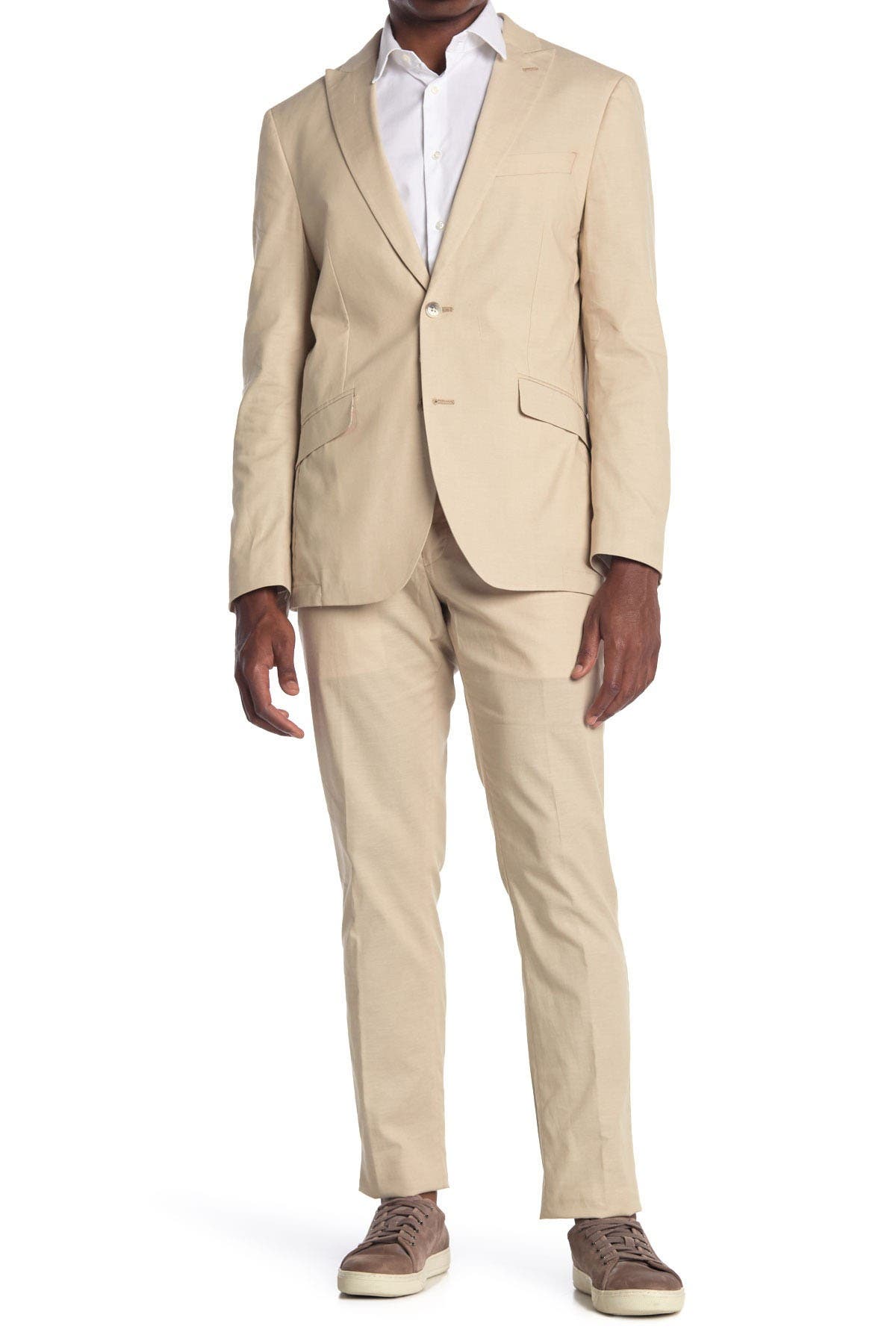 Tan chambray suit Clearance