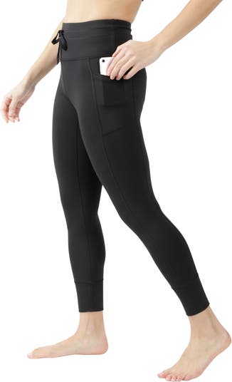 90 Degree By Reflex Super High Waist Elastic Free Ankle Legging with Side  Pocket