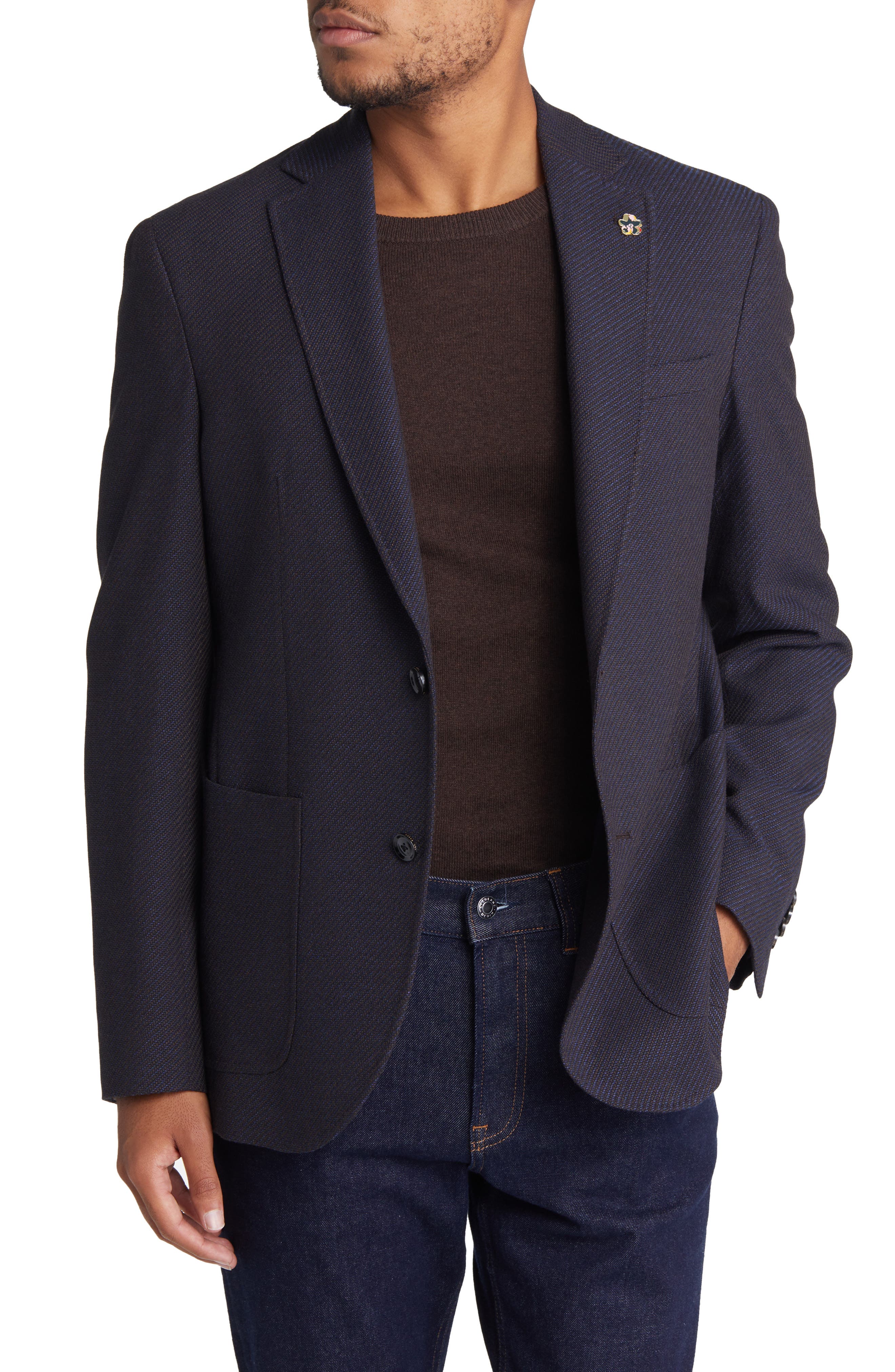 mens charcoal sport coat