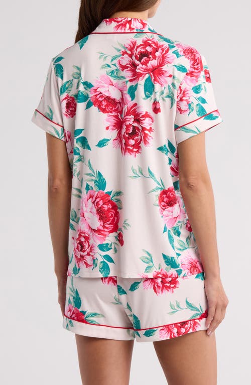 Shop Nordstrom Moonlight Eco Short Pajamas In Pink Peony In Bloom