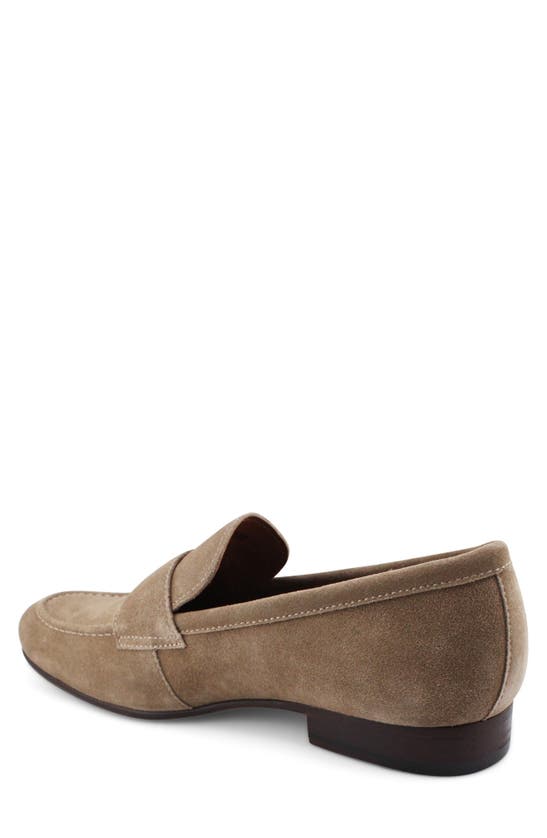 Shop Gordon Rush Cartwright Penny Loafer In Taupe Suede