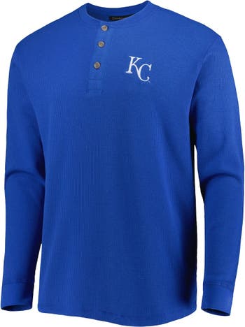 DUNBROOKE Men's Dunbrooke Kansas City Royals Royal Maverick Long Sleeve T- Shirt
