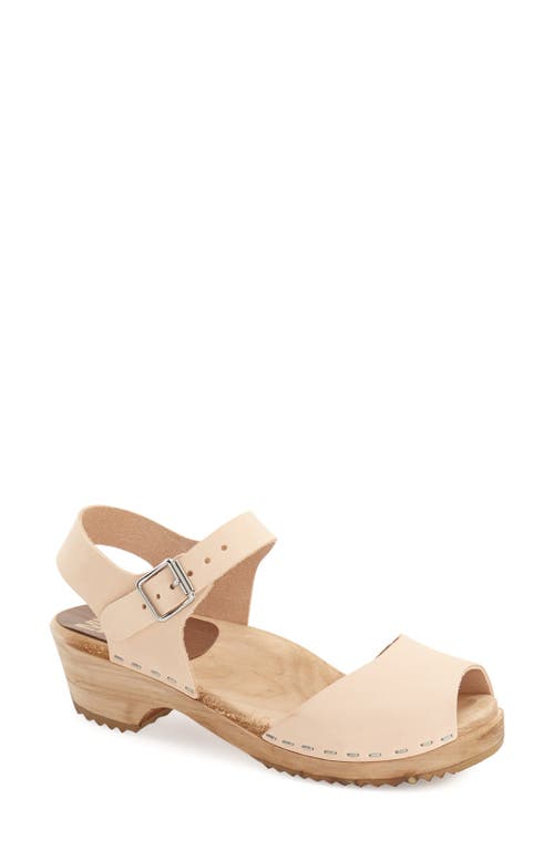MIA 'Anja' Clog Sandal Leather at Nordstrom,