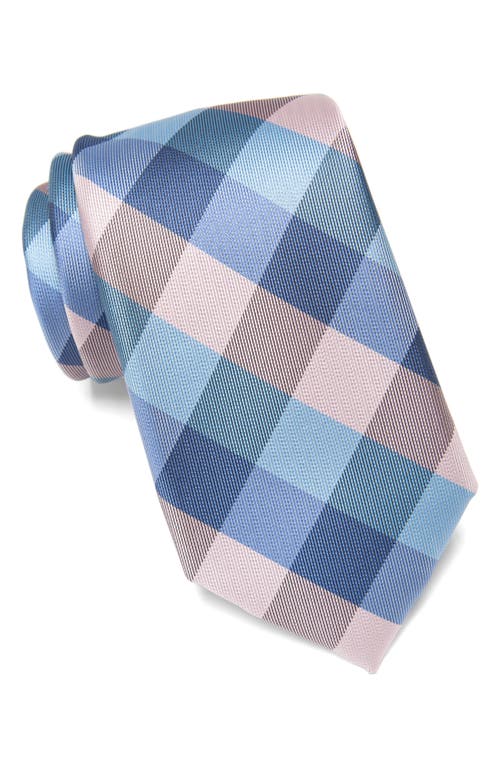 Tommy Hilfiger Tartan Grid Tie In Navy/pink