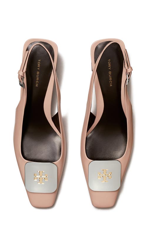 Shop Tory Burch Georgia Slingback Pump In Pink Brick