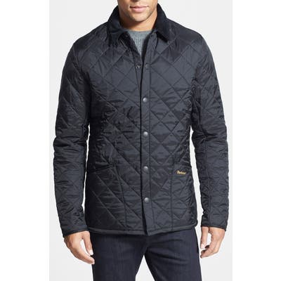 Barbour Heritage Liddesdale Regular Fit Quilted Jacket, Black