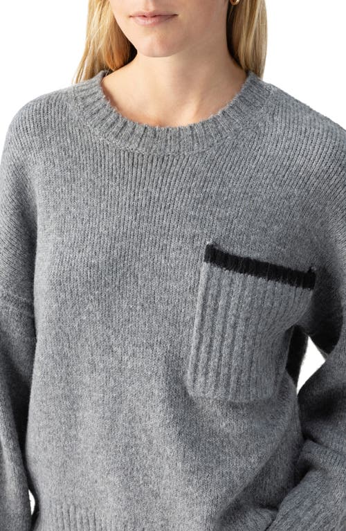 Shop Sanctuary Uptown Girl Sweater In Heather Asphalt